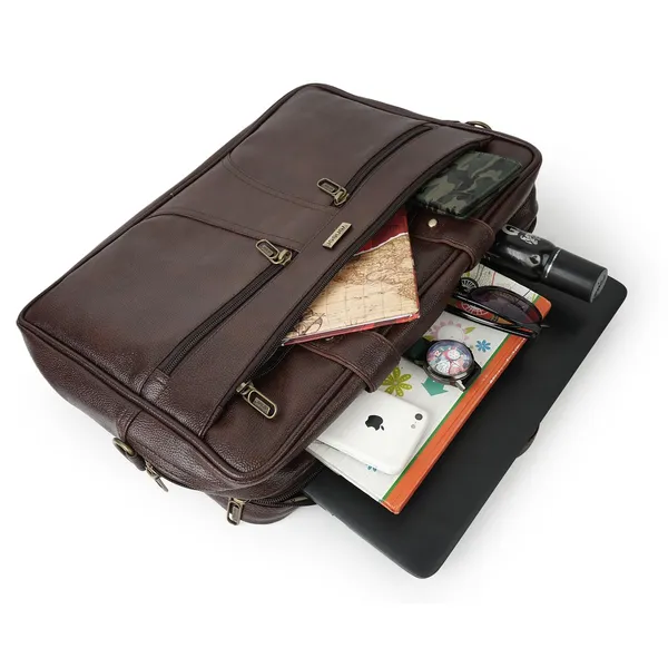 Brown_Vegan_Leather_Laptop_Bag_For_Office_|_15.6_Inch_|_Water_Resistant