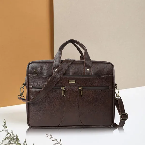 Brown_Vegan_Leather_Laptop_Bag_For_Office_|_15.6_Inch_|_Water_Resistant