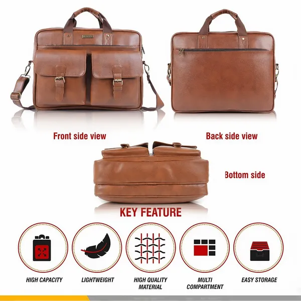 Tan_Maple_Messenger_Bag_Shoulder_Bag_Laptop_Case_Handbag_Business_Briefcase_Multi-Functional_Travel_Bag_Fits_16.5_Inch_Laptop_For_Men/Women