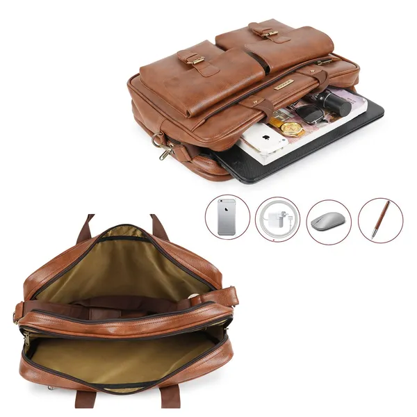 Tan_Maple_Messenger_Bag_Shoulder_Bag_Laptop_Case_Handbag_Business_Briefcase_Multi-Functional_Travel_Bag_Fits_16.5_Inch_Laptop_For_Men/Women