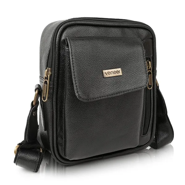 Black_Vegan_Leather_Classic_Unique_Design_Shoulder_Crossbody_Travel_Side_Sling_Bag_For_Mens_&_Boys