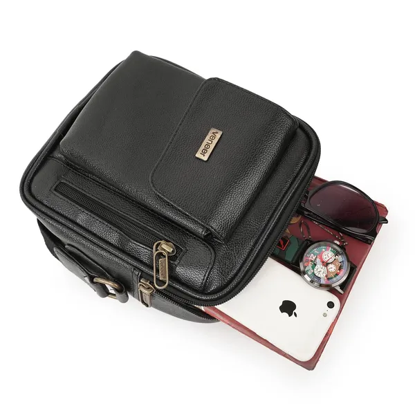 Black_Vegan_Leather_Classic_Unique_Design_Shoulder_Crossbody_Travel_Side_Sling_Bag_For_Mens_&_Boys