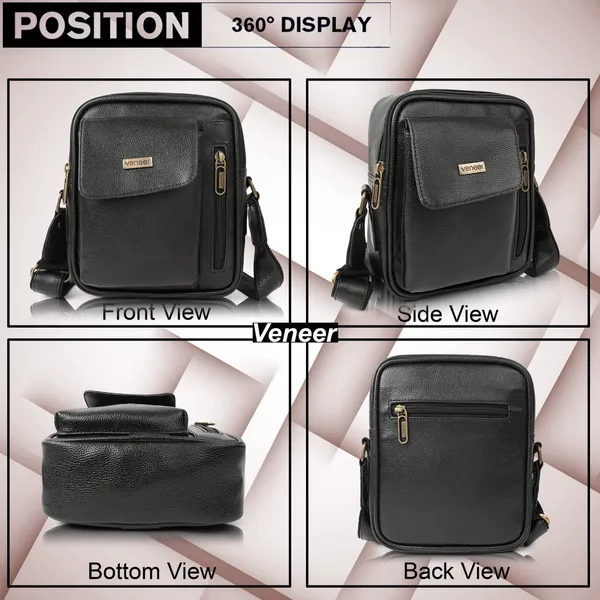 Black_Vegan_Leather_Classic_Unique_Design_Shoulder_Crossbody_Travel_Side_Sling_Bag_For_Mens_&_Boys