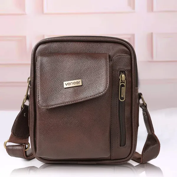 Brown_Vegan_Leather_Shoulder_Crossbody_Side_Bag_For_Men_&_Boys