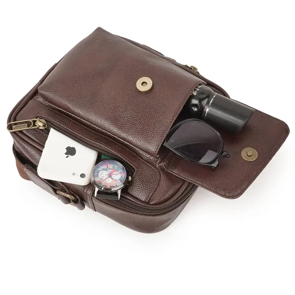 Brown_Vegan_Leather_Shoulder_Crossbody_Side_Bag_For_Men_&_Boys
