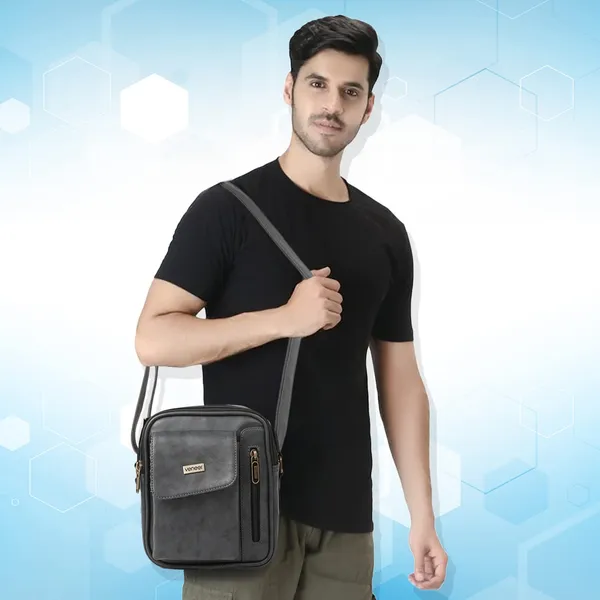 Grey_Vegan_Leather_Classic_Unique_Design_Shoulder_Crossbody_Travel_Side_Sling_Bag_For_Mens_&_Boys