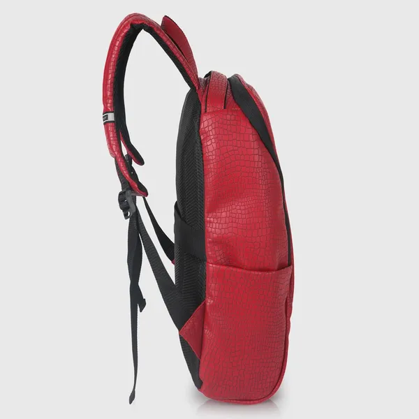 Red_Vegan_Leather_Casual_Laptop_Backpack_For_College_&_Office