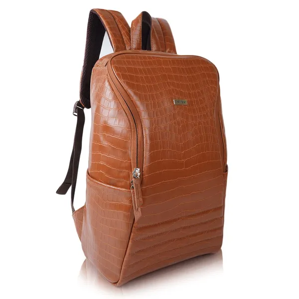 Tan_Vegan_Croco_Leather_Backpack_15.6_Inch_Laptop_Backpack_Business_Travel_Laptop_Backpack_For_Unisex