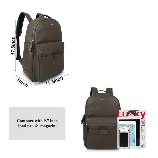 Green_Classy_35_Litre_Vegan_Leather_Unique_Design_Shoulder_Office_College_Business_Daytrip_Backpack_For_Unisex