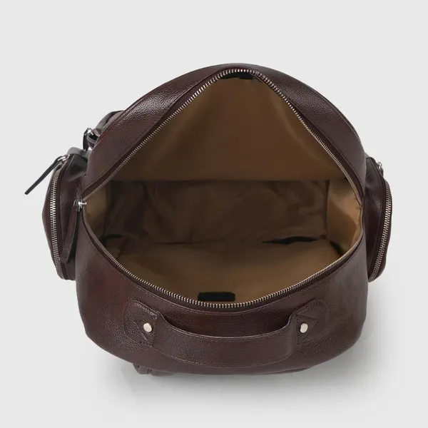 Brown_Casual_Vegan_Leather_Travel_Office_College_Laptop_15.6_Inch_Ykk_Zippers_Water_Resistant_Backpack_For_Unisex