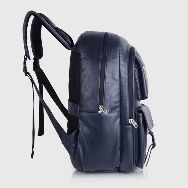 Navy_Blue_Casual_Vegan_Leather_Office_15.6_In_Laptop_College_Water_Resistant_Ykk_Zippers_Backpack_For_Unisex