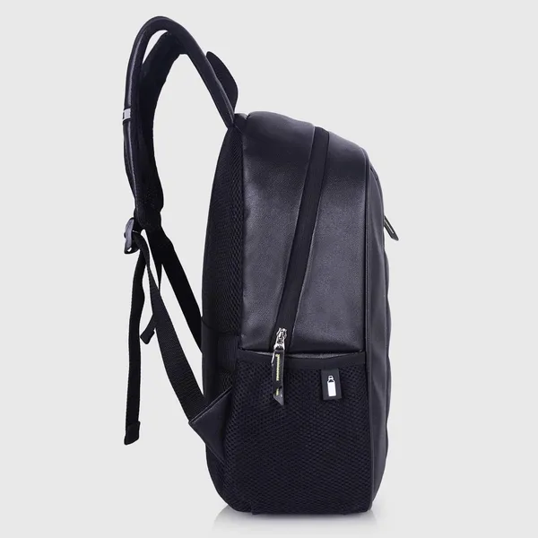 Black_Casual_Vegan_Leather_Neon_Tech_Office_15.6_In_Laptop_College_Business_Water_Resistant_Ykk_Zippers_Backpack_For_Unisex