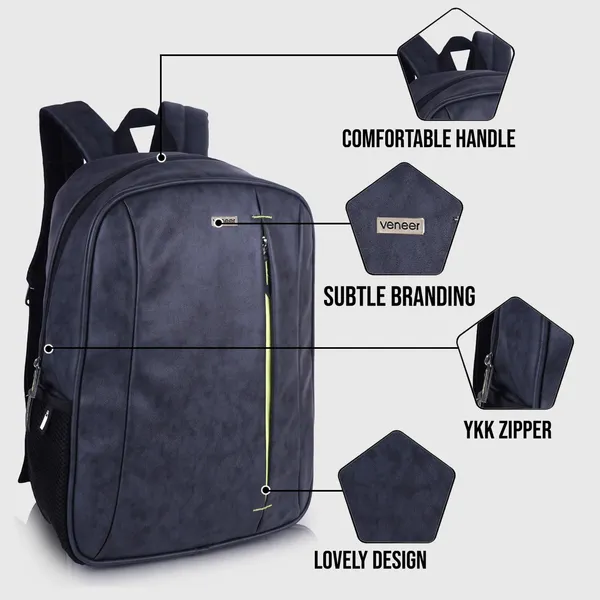 Grey_Casual_Vegan_Leather_Neon_Tech_Office_15.6_In_Laptop_College_Business_Water_Resistant_Ykk_Zippers_Backpack_For_Unisex
