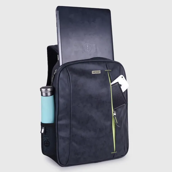 Grey_Casual_Vegan_Leather_Neon_Tech_Office_15.6_In_Laptop_College_Business_Water_Resistant_Ykk_Zippers_Backpack_For_Unisex