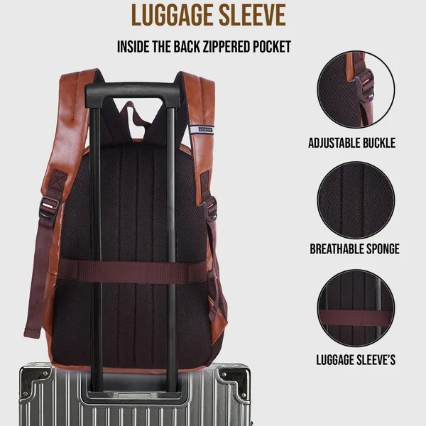 Tan_Casual_Vegan_Leather_Neon_Tech_Office_15.6_In_Laptop_College_Business_Water_Resistant_Ykk_Zippers_Backpack_For_Unisex