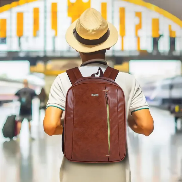 Tan_Casual_Vegan_Leather_Neon_Tech_Office_15.6_In_Laptop_College_Business_Water_Resistant_Ykk_Zippers_Backpack_For_Unisex