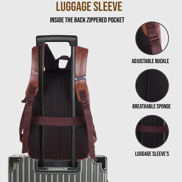 Tan_Vegan_Leather_Casual_Laptop_15_In_Croco_Fusion_Design_Business_College_Office_Ykk_Zippers_Backpack_For_Unisex