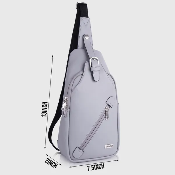 Grey_Vegan_Leather_Stylish_Unique_Design_Shoulder_Chest_Crossbody_Fanny_Pack_For_Unisex