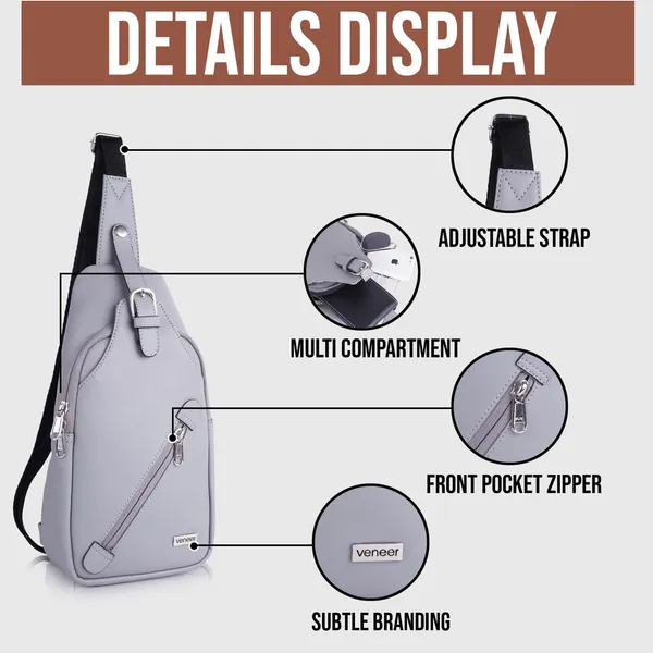 Grey_Vegan_Leather_Stylish_Unique_Design_Shoulder_Chest_Crossbody_Fanny_Pack_For_Unisex