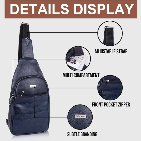 Navy_Blue_Vegan_Leather_Croco_Pattern_Stylish_Unique_Design_Shoulder_Chest_Crossbody_Fanny_Pack_For_Unisex