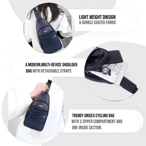 Navy_Blue_Vegan_Leather_Croco_Pattern_Stylish_Unique_Design_Shoulder_Chest_Crossbody_Fanny_Pack_For_Unisex