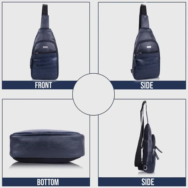 Navy_Blue_Vegan_Leather_Croco_Pattern_Stylish_Unique_Design_Shoulder_Chest_Crossbody_Fanny_Pack_For_Unisex