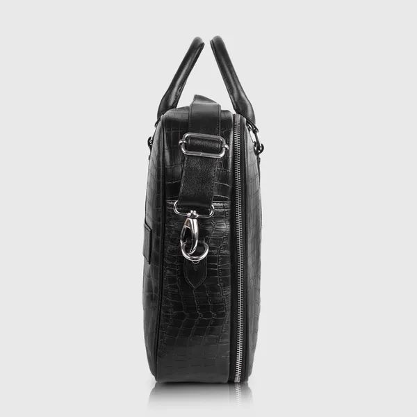 Black_Vegan_Leather_Croco_Pattern_Stylish_Unique_Design_Laptop_Office_Business_Briefcase_Travel_Messenger_Bag_For_Unisex