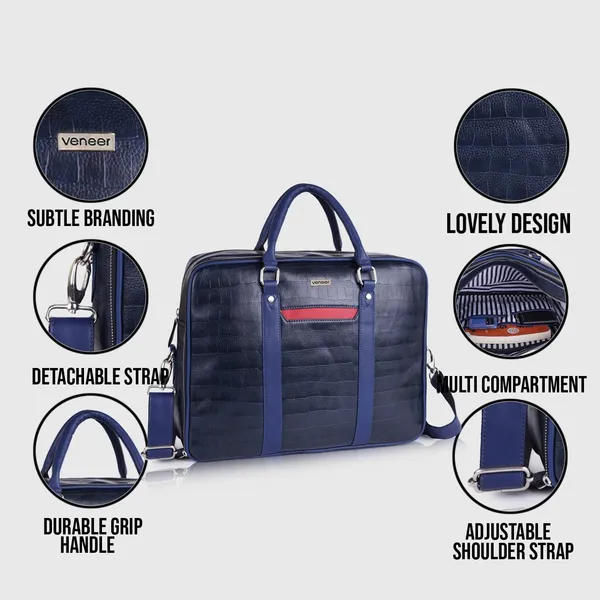 Navy_Blue_Vegan_Leather_Croco_Pattern_Stylish_Unique_Design_Laptop_Office_Business_Briefcase_Travel_Messenger_Bag_For_Unisex