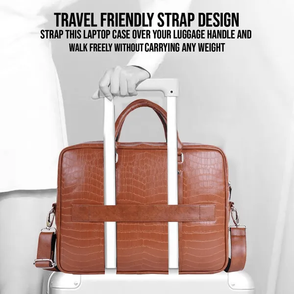 Tan_Vegan_Leather_Laptop_Bag_For_Office_&_Business_|_Unisex