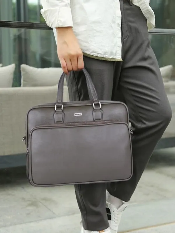 Green_Vegan_Leather_Stylish_Unique_Design_Laptop_Office_Business_Briefcase_Travel_Crossbody_Messenger_Bag_For_Unisex