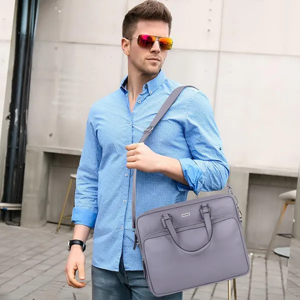 Grey_Vegan_Leather_Stylish_Unique_Design_Laptop_Office_Business_Briefcase_Travel_Crossbody_Messenger_Bag_For_Unisex