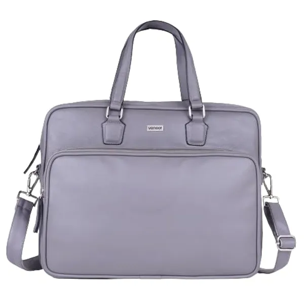 Grey_Vegan_Leather_Stylish_Unique_Design_Laptop_Office_Business_Briefcase_Travel_Crossbody_Messenger_Bag_For_Unisex
