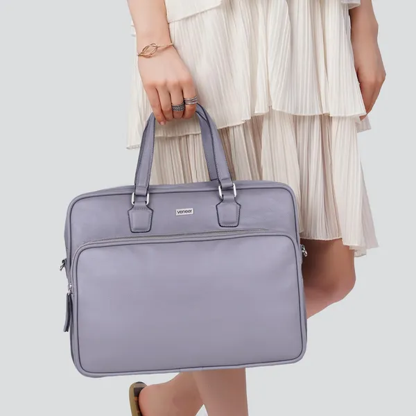 Grey_Vegan_Leather_Stylish_Unique_Design_Laptop_Office_Business_Briefcase_Travel_Crossbody_Messenger_Bag_For_Unisex