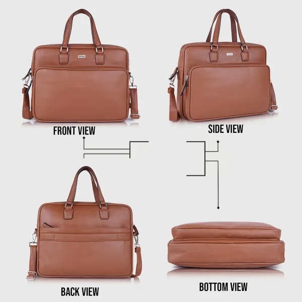 Tan_Vegan_Leather_Stylish_Unique_Design_Laptop_Office_Business_Briefcase_Travel_Crossbody_Messenger_Bag_For_Unisex