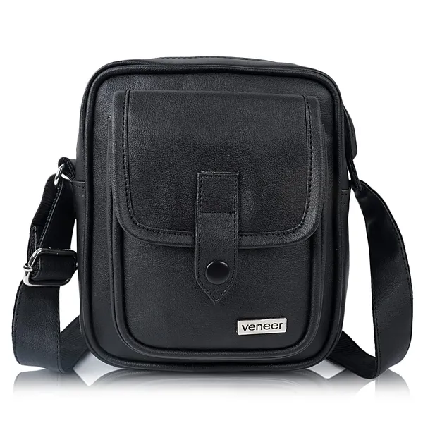 Black_Premium_Vegan_Leather_Classy_Unique_Design_Shoulder_Crossbody_Side_Trendy_Men_Sling_Bag