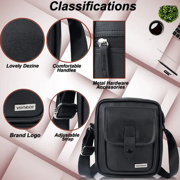 Black_Premium_Vegan_Leather_Classy_Unique_Design_Shoulder_Crossbody_Side_Trendy_Men_Sling_Bag