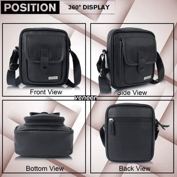 Black_Premium_Vegan_Leather_Classy_Unique_Design_Shoulder_Crossbody_Side_Trendy_Men_Sling_Bag