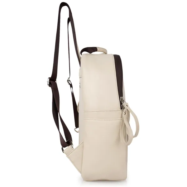 Cream_Classic_Trendy_Travel_Vegan_Leather_Shoulder_Office_College_Tuition_Backpack_For_Women