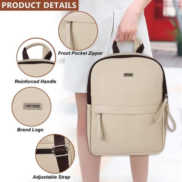 Cream_Classic_Trendy_Travel_Vegan_Leather_Shoulder_Office_College_Tuition_Backpack_For_Women