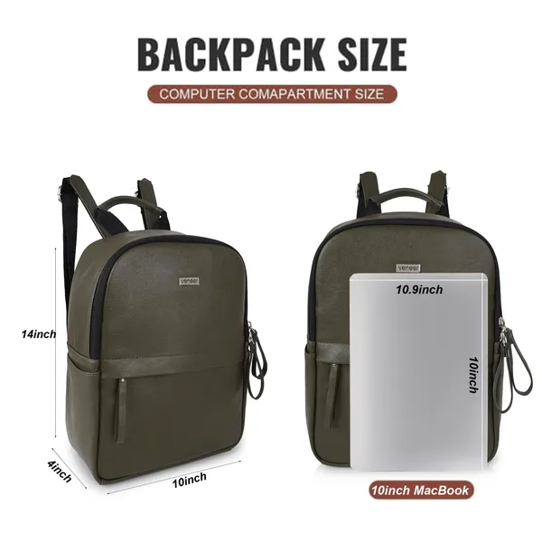 Green_Classic_Trendy_Travel_Vegan_Leather_Shoulder_Office_College_Tuition_Backpack_For_Women