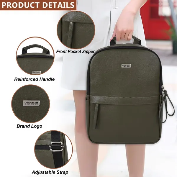 Green_Classic_Trendy_Travel_Vegan_Leather_Shoulder_Office_College_Tuition_Backpack_For_Women