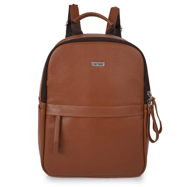 Tan_Classic_Trendy_Travel_Vegan_Leather_Shoulder_Office_College_Tuition_Backpack_For_Women