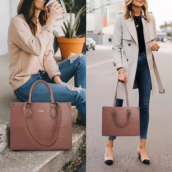 Beige_Croco_Pattern_Stylish_Classy_Design_Trendy_Travel_Dailyuse_Tote_Shoulder_Handbag_For_Women