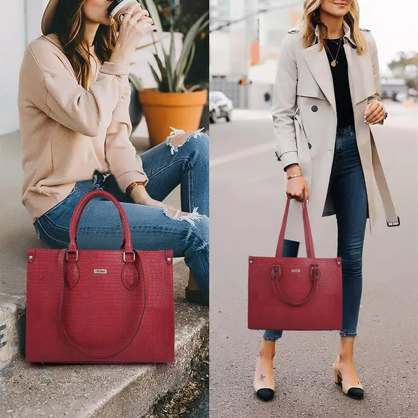 Maroon_Croco_Pattern_Stylish_Classy_Design_Trendy_Travel_Dailyuse_Tote_Shoulder_Handbag_For_Women