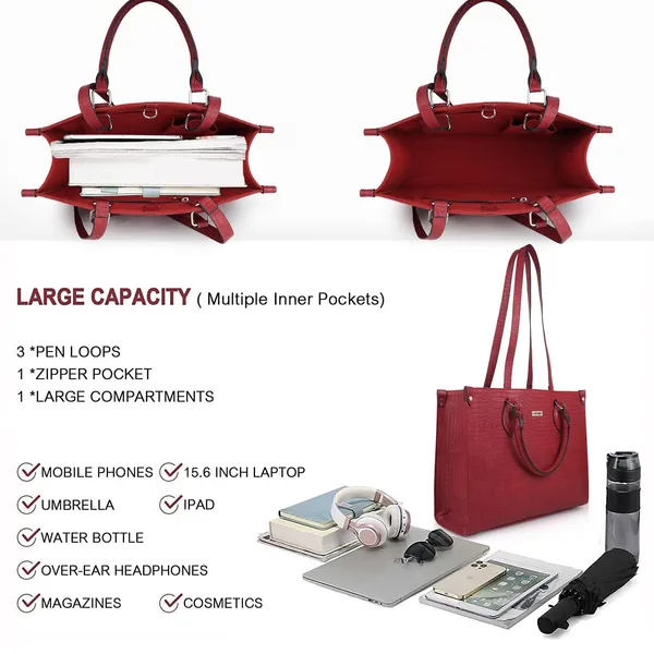 Maroon_Croco_Pattern_Stylish_Classy_Design_Trendy_Travel_Dailyuse_Tote_Shoulder_Handbag_For_Women