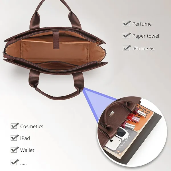 Brown_Vegan_Leather_Classy_Mac_Book|_13_Inch_Laptop_Unique_Design_Crossbody_Tote_Bag_For_Women