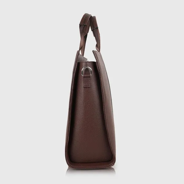 Brown_Vegan_Leather_Classy_Mac_Book|_13_Inch_Laptop_Unique_Design_Crossbody_Tote_Bag_For_Women