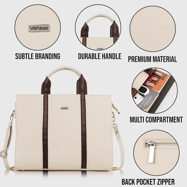 Cream_Vegan_Leather_Classy_Mac_Book|_13_Inch_Laptop_Unique_Design_Crossbody_Tote_Bag_For_Women