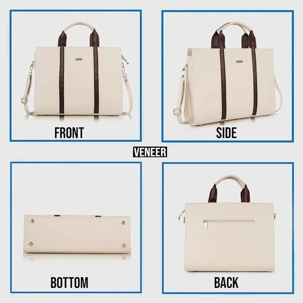 Cream_Vegan_Leather_Classy_Mac_Book|_13_Inch_Laptop_Unique_Design_Crossbody_Tote_Bag_For_Women