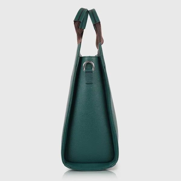 Green_Vegan_Leather_Classy_Mac_Book|_13_Inch_Laptop_Unique_Design_Crossbody_Tote_Bag_For_Women